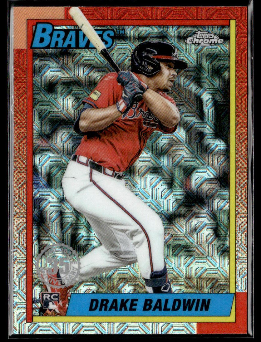 2025 Topps Update #U90C-4 Drake Baldwin 1990 35th Chrome Silver Pack