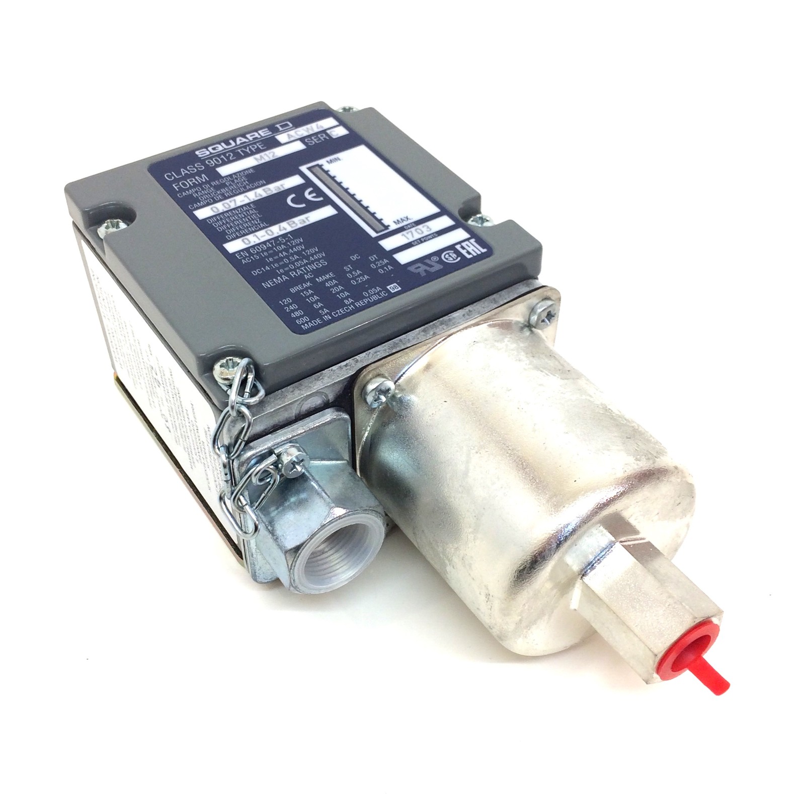 Pressure switch 9012-ACW-4-M12 Square D ACW4M129012