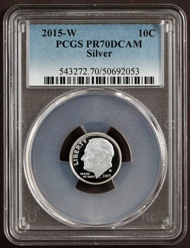 2015-W PCGS PR70DCAM DIME Proof Silver Roosevelt FDR 10C PR 70 DCAM