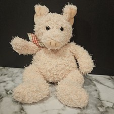 Russ Pixie Pink Pig Plush 10  Soft Farmhouse Stuffed Animal Lovey