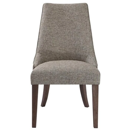Uttermost Daxton Contemporary Wood and Fabric Armless Chair in Dark Walnut - Picture 1 of 8