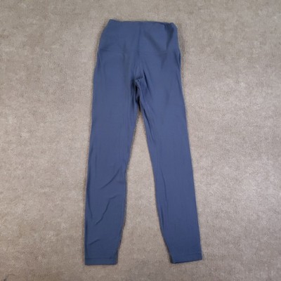 Lululemon Align Pants Womens 4 Blue High Rise Leggings Yoga Athletic Gym Soft