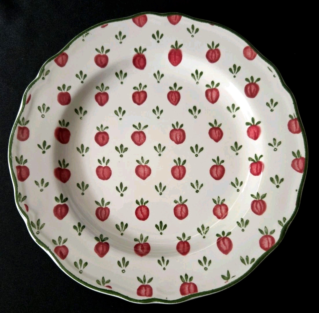 Set Of 4 J & G Meakin Country French Bordeaux Salad Plates 7 3/4