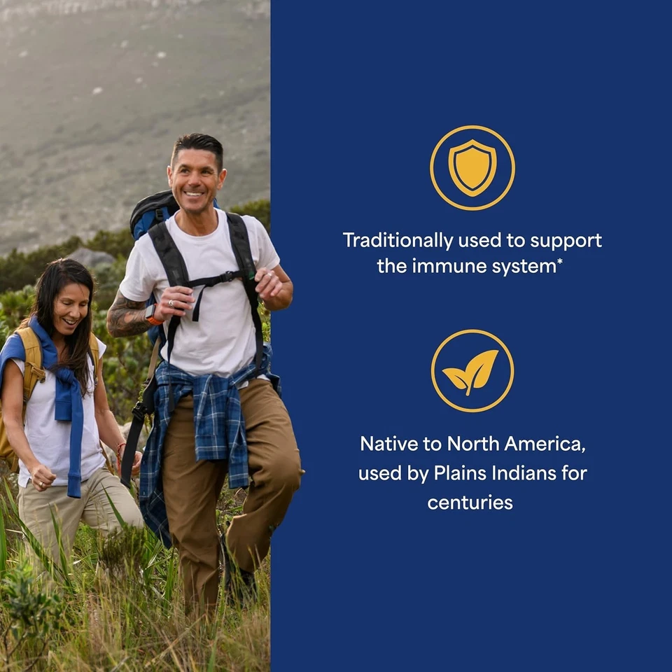 Puritan's Pride 紫锥菊 400 毫克 - 200 粒胶囊 — 第 2/4 张图片