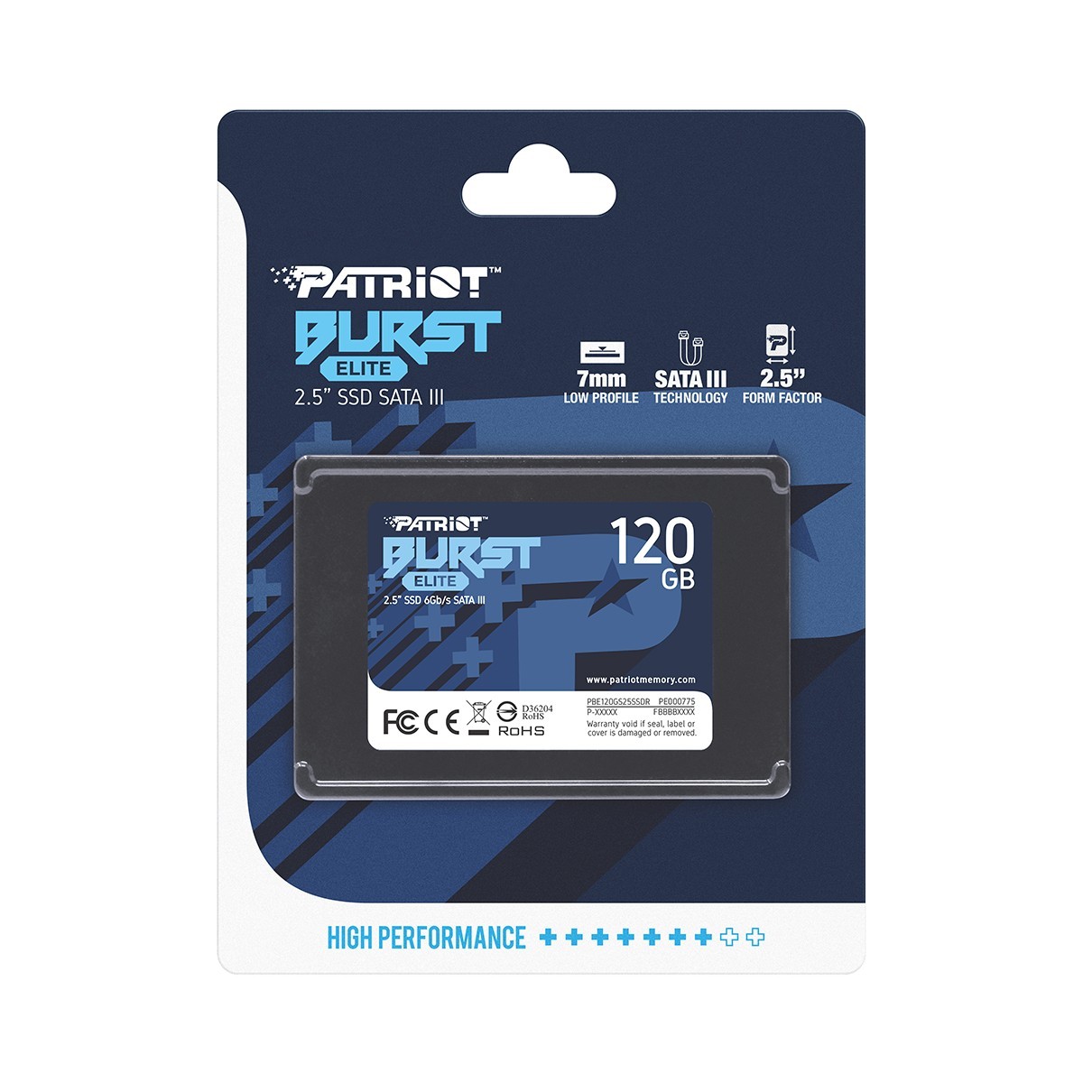 Patriot Ssd Interno Burst Elite 120gb 2,5 Sata 6gb/s R/w 450/320 - Immagine 10