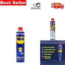 WD-40 Multi Use Lubricant Spray 600ml - 5-in-1 Protection for Professionals 18.32 per litre