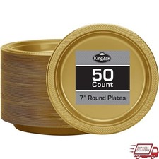 Heavy Weight Plastic Appetizer Plates Elegant Disposable Serveware Value Pack US