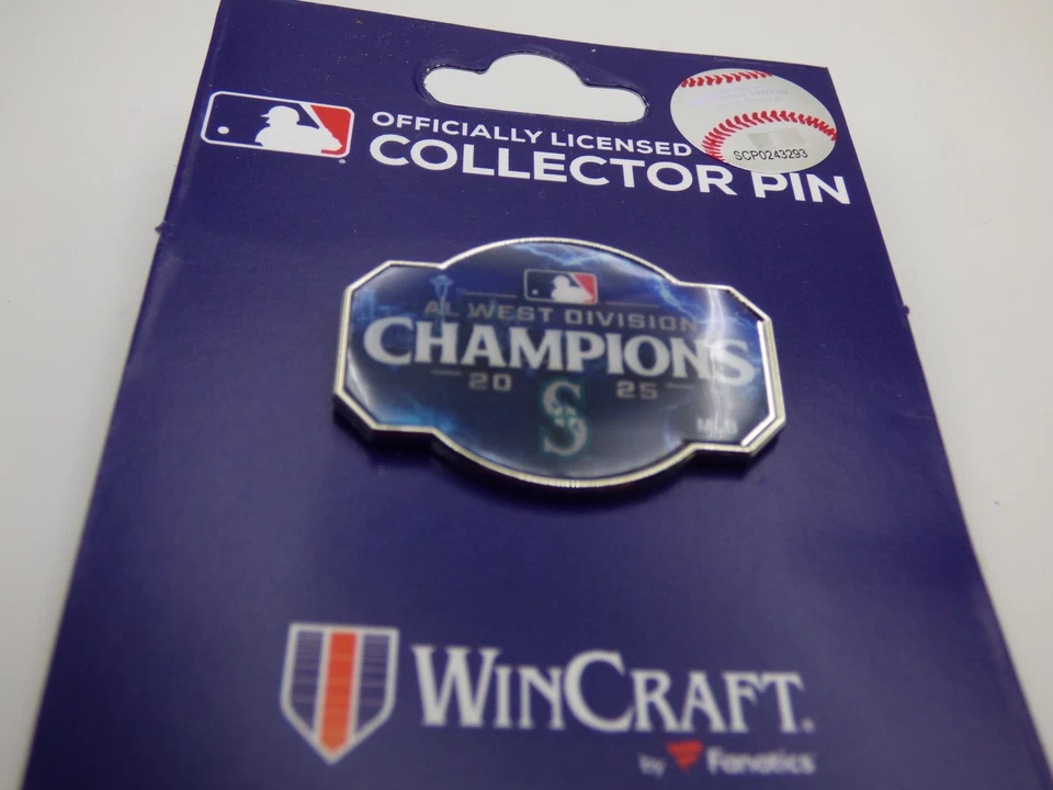 Seattle Mariners - 2025 - AL West Division Champions - Collector Pin - Image 2 of 4
