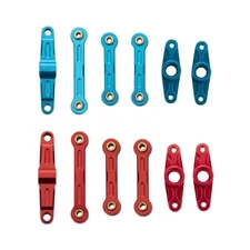 Aluminum Ball Bearing Crank Steering Set For Tamiya TT-02 TT02D TT-02D 1/10 RC A