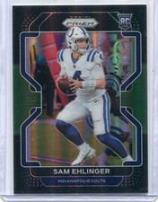 2021 Sam Ehlinger Black And Green Prizm RC # 44/49