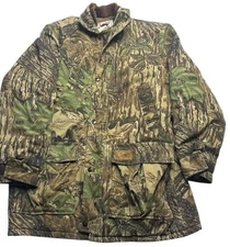 Vintage Duxbak Men Medium Jacket Coat Realtree Camouflage Warm Insulated Winter