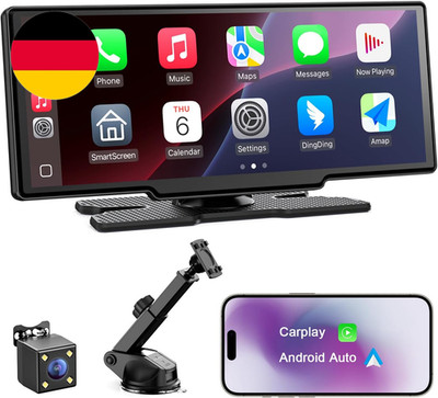 Avylet 8,1'' Wireless Carplay Display Für Android Auto&Apple Carplay, Tragbares I