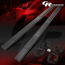 PAIR 5" FLAT STEP NERF BAR RUNNING BOARD FOR 2007-2021 TOYOTA TUNDRA CREWMAX CAB