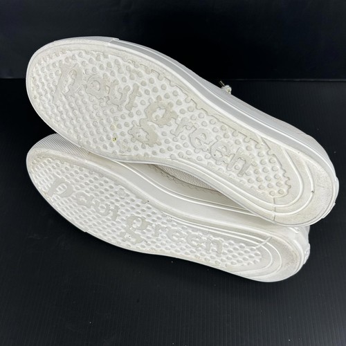 Sneakers donna Paul verde tortora pelle Faye taglia 6/8,5 slip on lacci elasticizzati - Foto 8 di 15