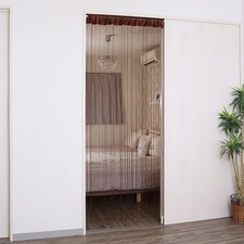 Astro String Curtain, Brown, Approx. 100cm W x 200cm L , 530-33
