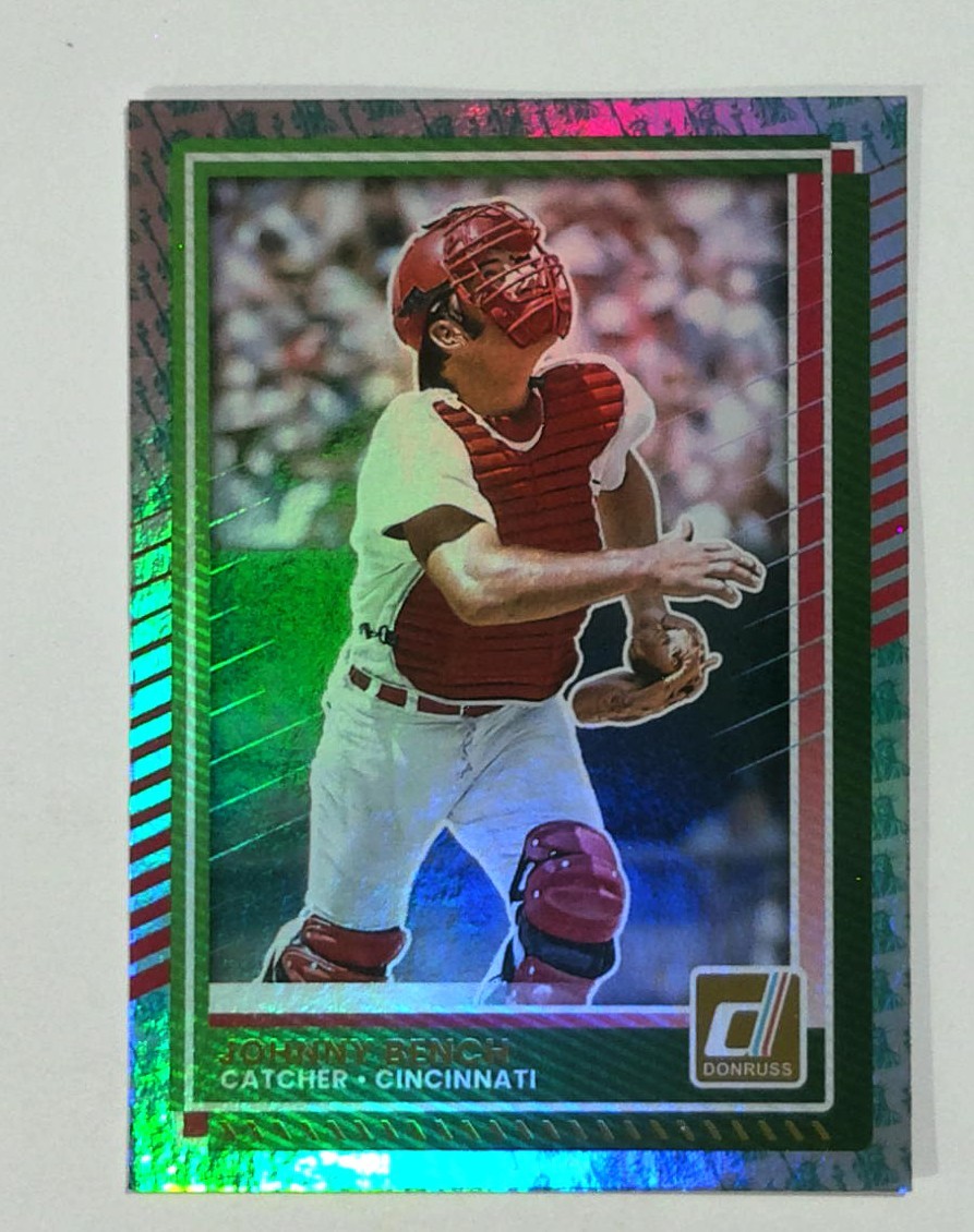2025 Donruss #46 Johnny Bench Liberty Cincinnati Reds Baseball