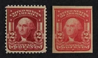CKStamps: US Stamps Collection Scott#319F 320b 2c Washington Mint NH OG