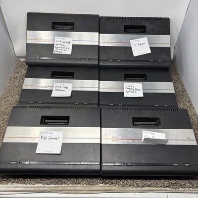 Atari 7800 Consoles Lot For Parts Or Repair Lot Of 6