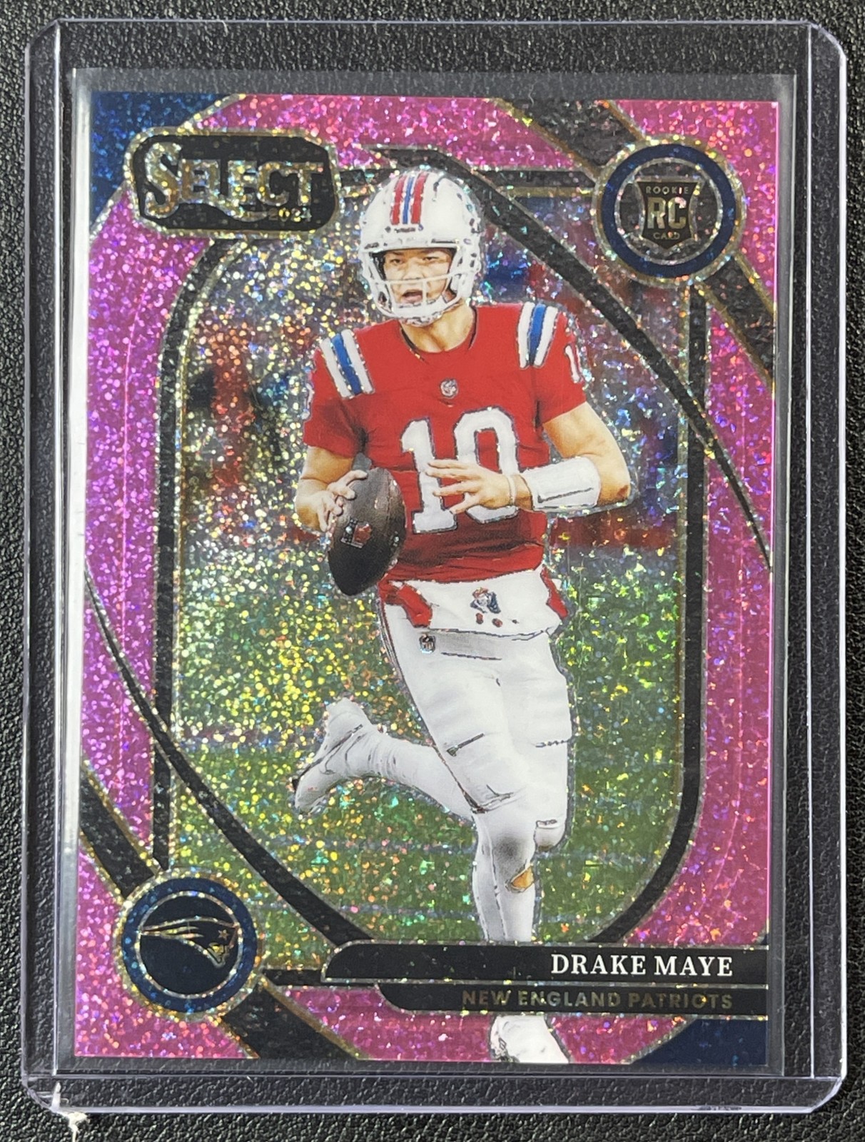 DRAKE MAYE 2024 PANINI SELECT #218 ROOKIE CLUB PINK GLITTER PRIZM RC 15/15