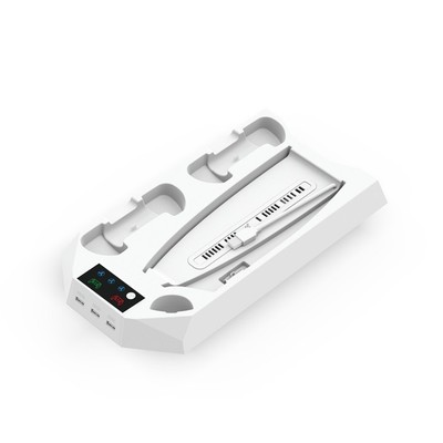 Platzsparend für PS5 Lüfter und Ladestation mit mehreren USB-Anschlüssen