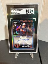 2024 Topps Chrome Update Jair Camargo #AC-JAC Auto /499 Minnesota Twins