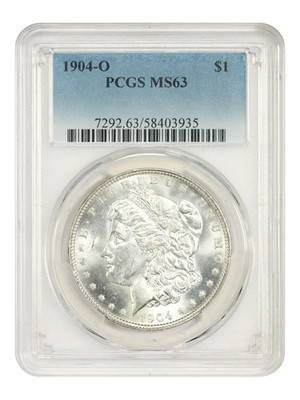 1904-O $1 PCGS MS63 - Morgan Dollar