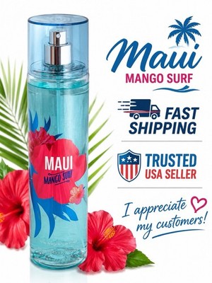 Bath & Body Works Maui Mango Surf 8 oz Fragrance Mist  Discontinued  RARE