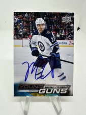 Michael Eyssimont Signed Autograph 2022-23 Upper Deck Young Guns Card #457 Jets