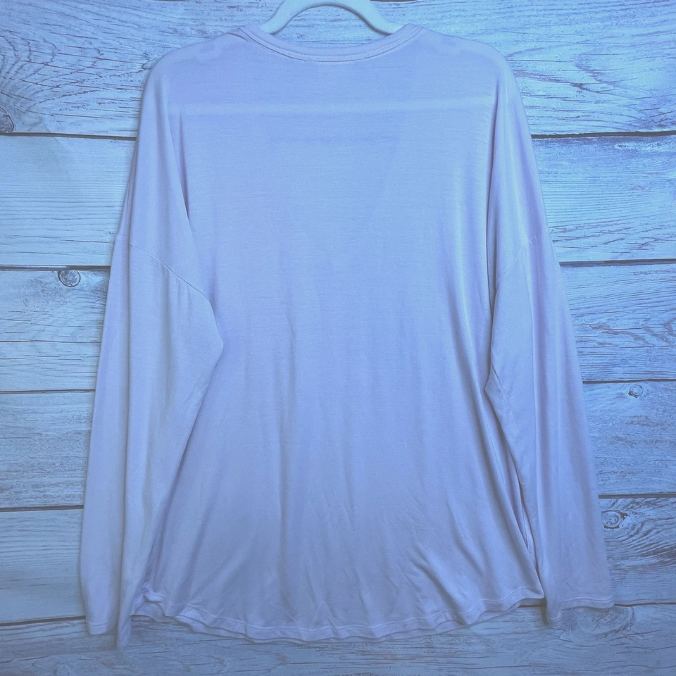 Top Athleta Cloudlight Talla XL Simplemente Lila Mezcla Modal Cómodo Foto 3 de 4