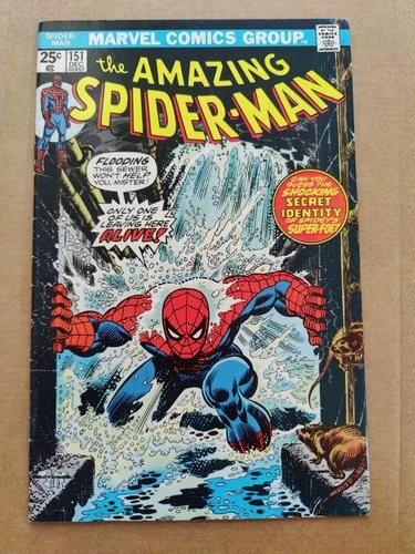 Amazing Spider-Man #151 VG/FN Classic John Romita Cover  Marvel 1975