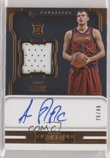 2017-18 Panini Dominion Rookie Jersey Bronze 26/49 Ante Zizic #157 Auto 2u3