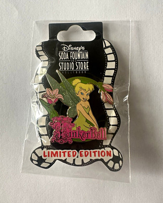Disney Tinker Bell Glitter Limited Edition Pin - Soda Fountain Hollywood