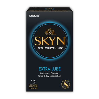 LifeStyles Skyn Extra Lube Lubricated Non Latex Condoms
