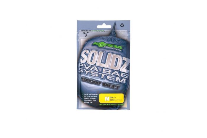 Korda Solidz Solid / Slow Melt PVA Bag - Medium