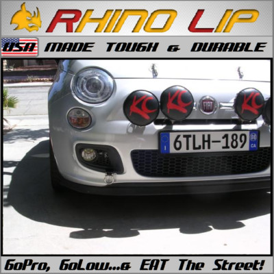 FIAT 147 Oggi Panorama Spazio Uno Mille GT Rubber Chin Spoiler Splitter RhinoLip