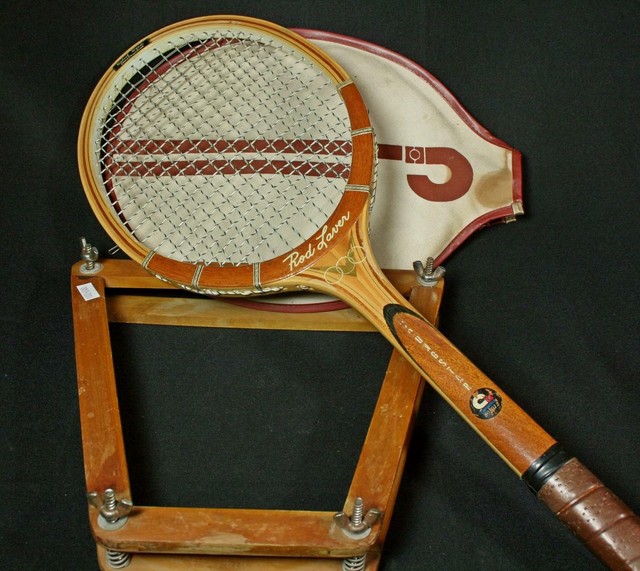 Vintage Chemold Rod Laver Youngstar Tennis Racket + Wood Frame And