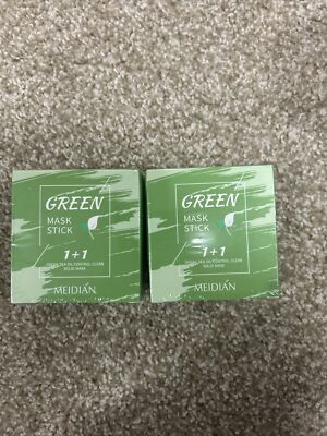 Lot Of 2 Mask Stick for Face, Blackhead Remover with Green Tea Extract Deep Pore