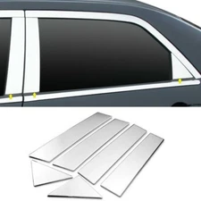 For 2005-2010 Chrysler 300/300C Dodge Magnum 6pcs Door Pillar Post Trim Covers