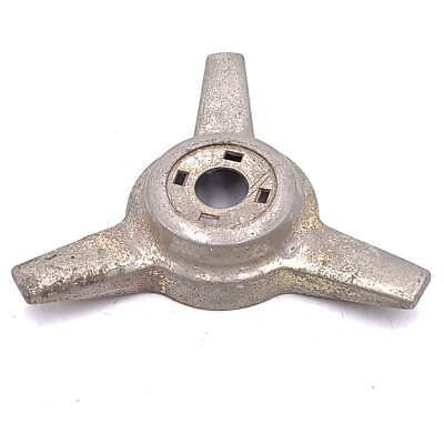 3-Spoke Simulator Off-Road Spinner Wheel Center Cap Tri-Point Metal Cover