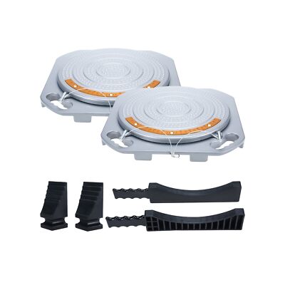 Wheel Alignment 360° Rotating 4 Ton Capacity, Pair of Turntable Front End T