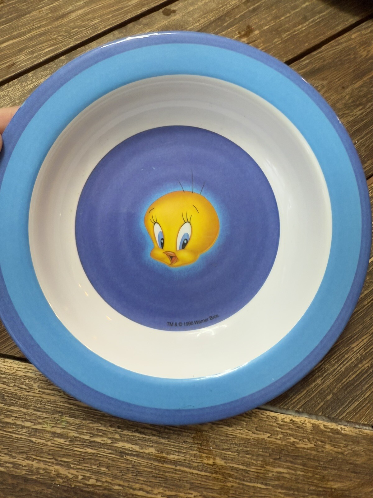 Vintage 1998 Warner Bros Looney Tunes Tweety Bowl by Zak Designs
