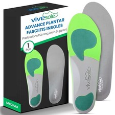 Orthotic Inserts for Plantar Fasciitis - Arch Support Insoles Shoe Inserts fo...