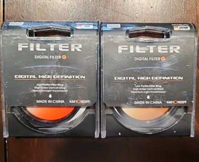 K&F Concept Digital High Definition Gradient Filters Red And Brown