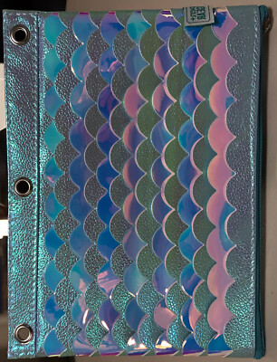 Pen+Gear Mermaid Pencil Binder Zipper Pouch 