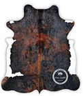 Cowhide Rug - Brindle Tricolor,High quality, Kuhfell, (M)(L)(XL)(XXL)