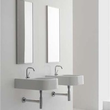 Scarabeo Lay-on or wall-mounted washbasin Next 40B 8047/B Sanitary Wares Bath...
