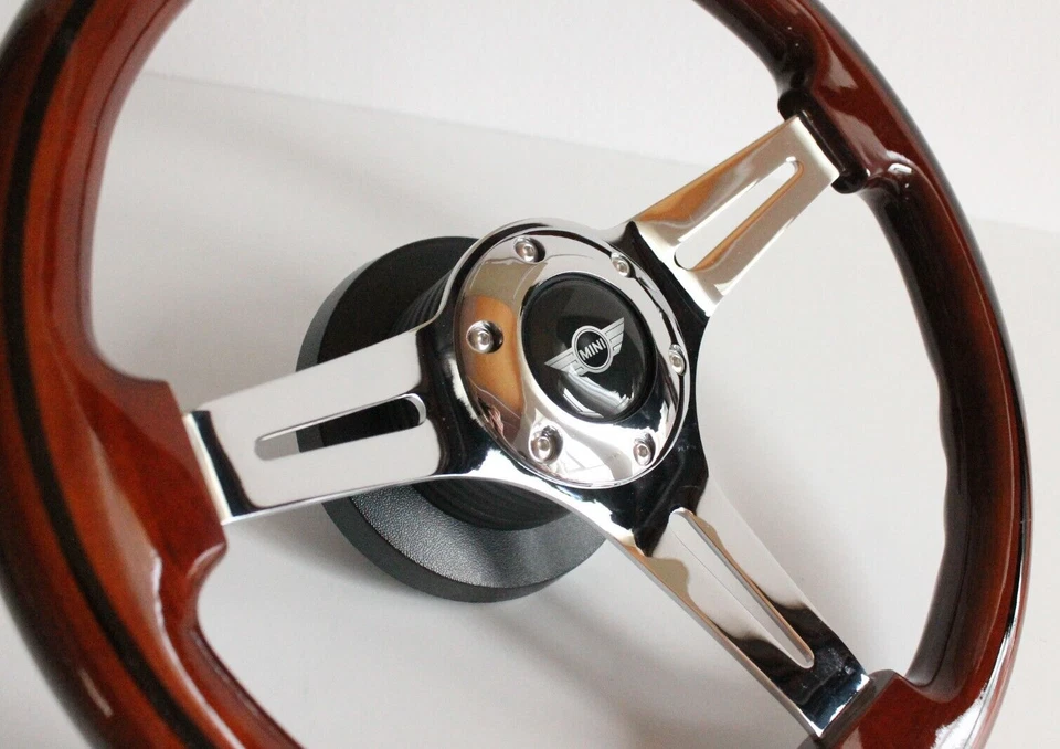 Volante serve para Mini Cooper Wood Austin Metro MG 1300 Clubman Regent - Imagem 4 de 4