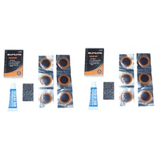 Sunlite 910050 Bike Tube Patch Kit 2-Pack Vulcanizing Rubber flat tire repair