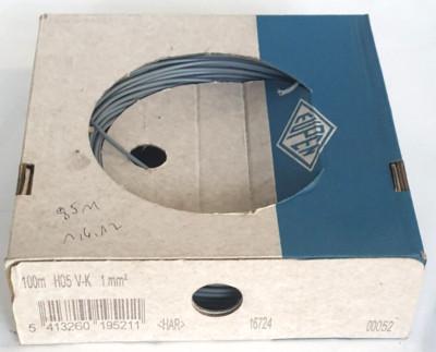 Eupen H05V-K core cable cable 85m 1mm² grey
