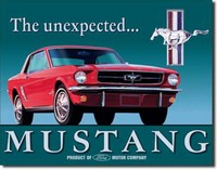 Schild Ford Mustang 30 X 40 Cm Poster Deko Usa Classic Us-Car Garage *275